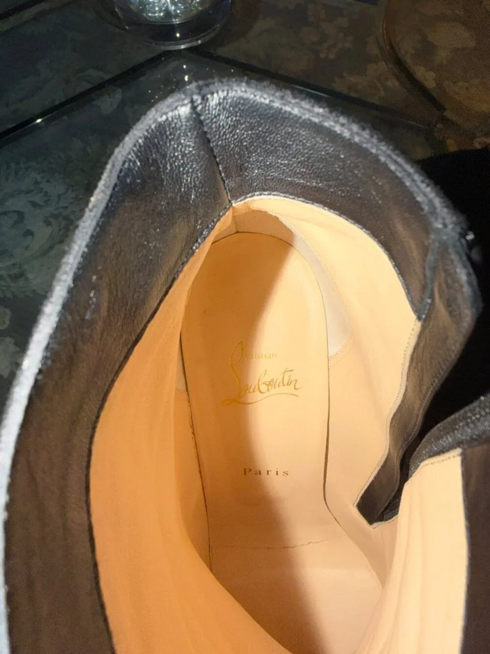 Christian Louboutin 100mm So Kate Suede Booties, $1,295 at Neiman